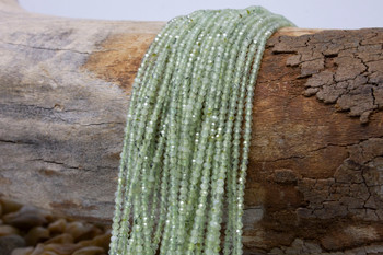 Prehnite Polished 1.8-2mm Faceted Round