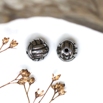 Stainless Steel 7mm Volleyball Bead