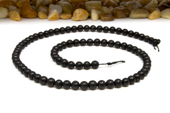 Shungite Polished 4mm Round