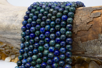 Chrysocolla Dyed Polished 8mm Round