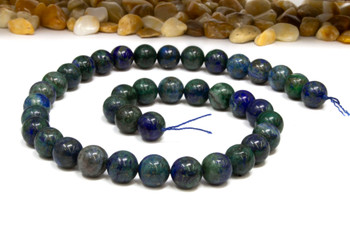 Chrysocolla Dyed Polished 10mm Round