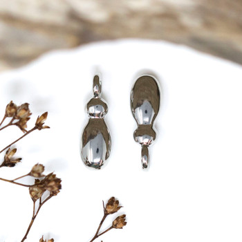 Platinum Plated Letter "I" Charm