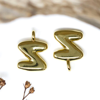 18kt Gold Plated Letter "Z" Charm
