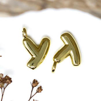 18kt Gold Plated Letter "Y" Charm