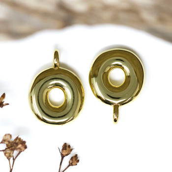 18kt Gold Plated Letter "O" Charm
