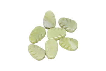 Lemon Jade Polished 11x8mm Leaf