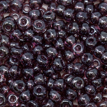Size 6 Czech Seed Beads -- 59 Amethyst Luster