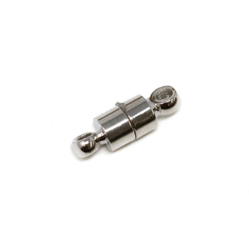 Silver Plated 11x4mm Magnetic Clasp
