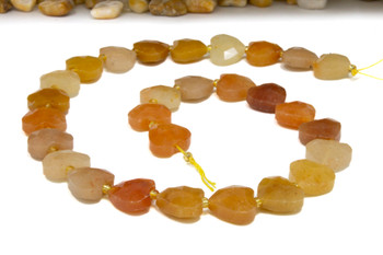 Aventurine Polished 14mm Faceted Heart
