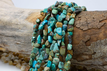 Natural Hubei Turquoise Polished 5-10mm Nugget