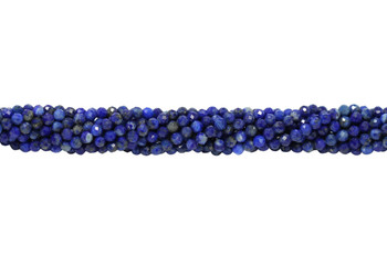 Lapis Polished 3mm Faceted Round