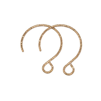 Rose Gold Plated Stainless Steel 19x15mm Ear Hooks - 1 Pair