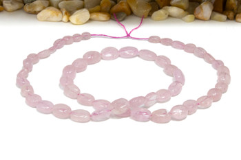 Morganite Polished 6-10mm Graduated Oval