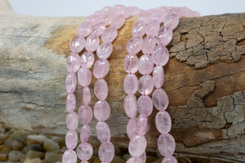 Morganite Polished 6-10mm Graduated Oval