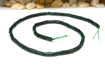 Malachite Polished 4x12mm Tube