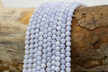 Blue Lace Agate Polished 5mm Round