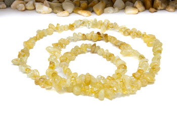 Citrine Polished 5-10mm Chips