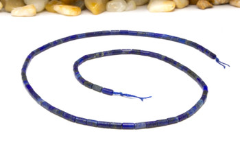 Lapis Polished 2x4mm Tubes