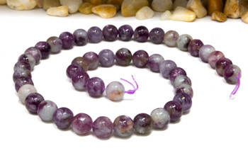 Lepidolite / Mica Polished 8mm Round