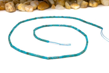 American Natural Turquoise Polished 2x3mm Tube