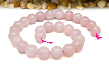 Rose Quartz Polished 14mm Round