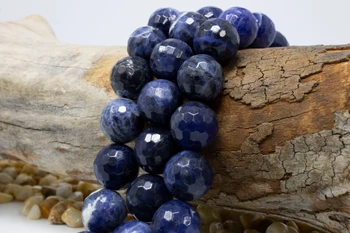 Sodalite Polished 18mm Faceted Round