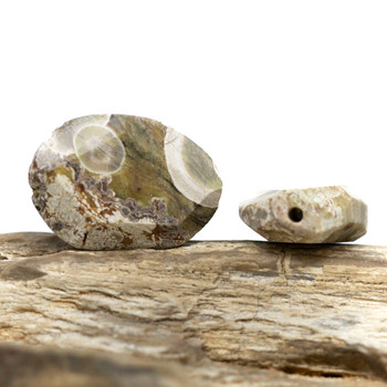 Imperial Jasper Polished 20x28mm Faceted Drop