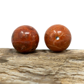 Coral Polished 12mm Round