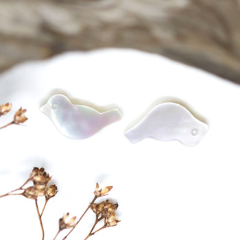 Mother of Pearl A Grade Polished 7.5x15mm Bird Bead