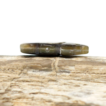 Abalone Polished 10x20mm Bear Bead