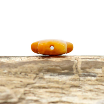 Spiny Oyster Polished 10mm Orange Star Bead