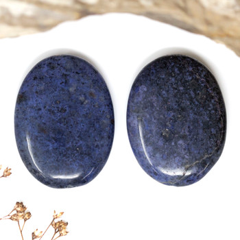 Dumortierite Polished 30x40mm Oval Bead