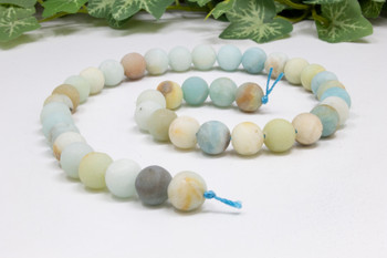 Amazonite Matte Multi Color 10mm Round