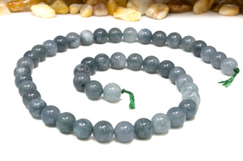 Jade Polished 8mm Round Dyed Moondust