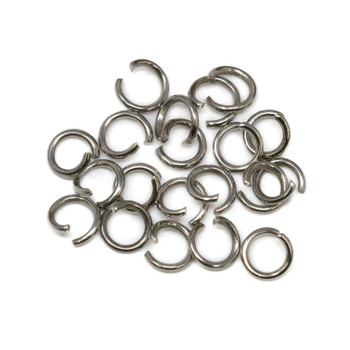 Stainless Steel 5mm 21 Gauge OPEN Jump Rings - 20 Pieces
