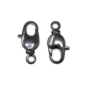 Gunmetal 17x9mm Swivel Lobster Clasp