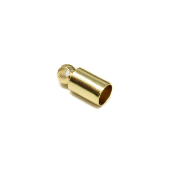 Gold Plated 4mm End Cap
