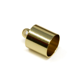 Gold Plated 9mm End Cap