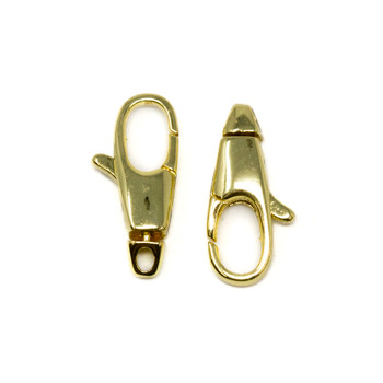 Gold Plated 14.5x7mm Swivel Clasp