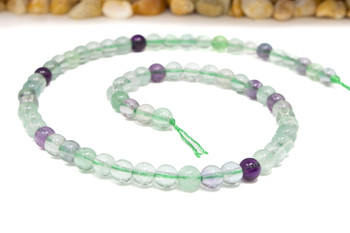 Rainbow Fluorite AB Grade Polished 6mm Round