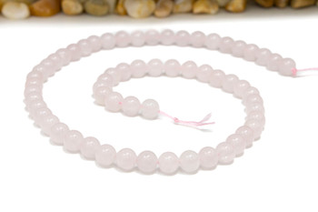 Rose Quartz Polished 6mm Round