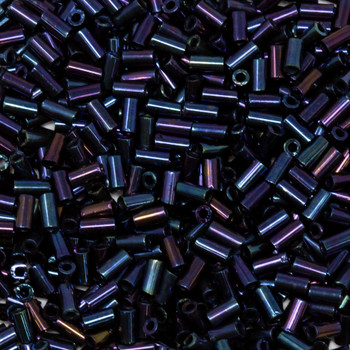 Toho 3mm Bugle Beads -- Metallic Nebula