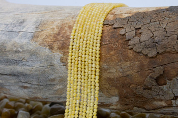 Yellow Jade Polished 2mm Round