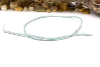 Natural Shell Aqua 2.5mm Polished Round