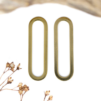Gold Plated Stainless Steel 10x33mm Paperclip Link