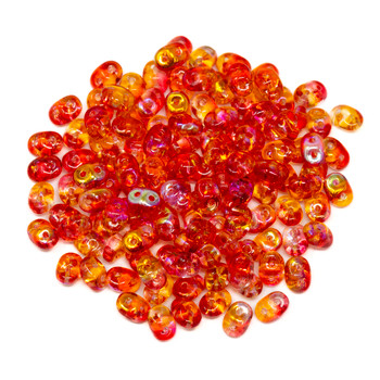 Matubo SuperDuo -- Summer Rainbow Orange