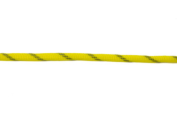 Parachute Cord 4mm 7 Strand Core Polyester - Yellow / Grey Plaid