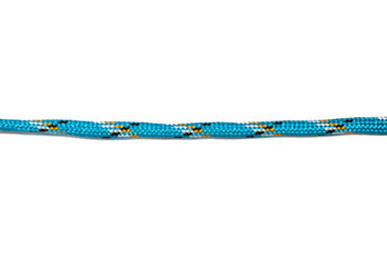 Parachute Cord 4mm 7 Strand Core Polyester - Blue / White / Orange / Black Plaid