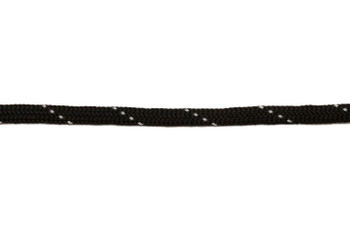Parachute Cord 4mm 7 Strand Core Polyester -  Black / White Plaid