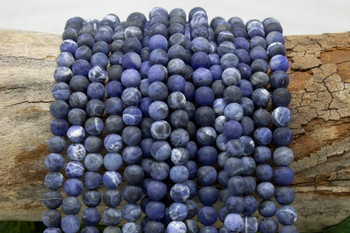 Sodalite A Grade Matte 6mm Round